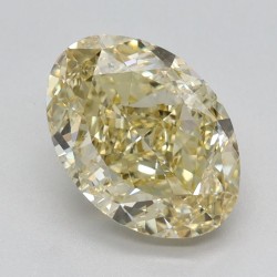 Diament laboratoryjny o barwie fantazyjnej szlif owalny, 2.13ct, VVS2, Fancy Intense Yellow, IGI LG614318389