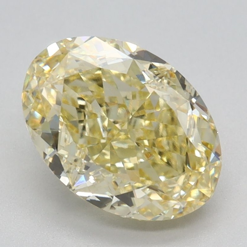 Diament laboratoryjny o barwie fantazyjnej szlif owalny, 2.19ct, VVS2, Fancy Intense Yellow, IGI LG614318385