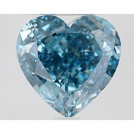 Diament laboratoryjny o barwie fantazyjnej serce, 2.93ct, VVS2, Fancy Vivid Blue, IGI LG668464700