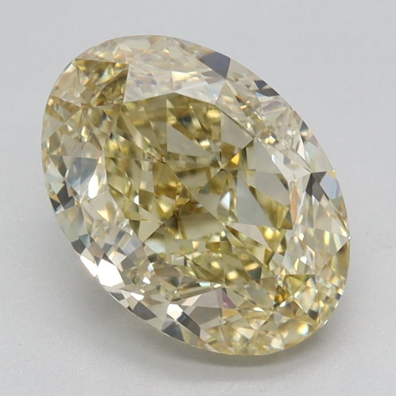 Diament laboratoryjny o barwie fantazyjnej szlif owalny, 2.52ct, VVS2, Fancy Intense Yellow, IGI LG615342671