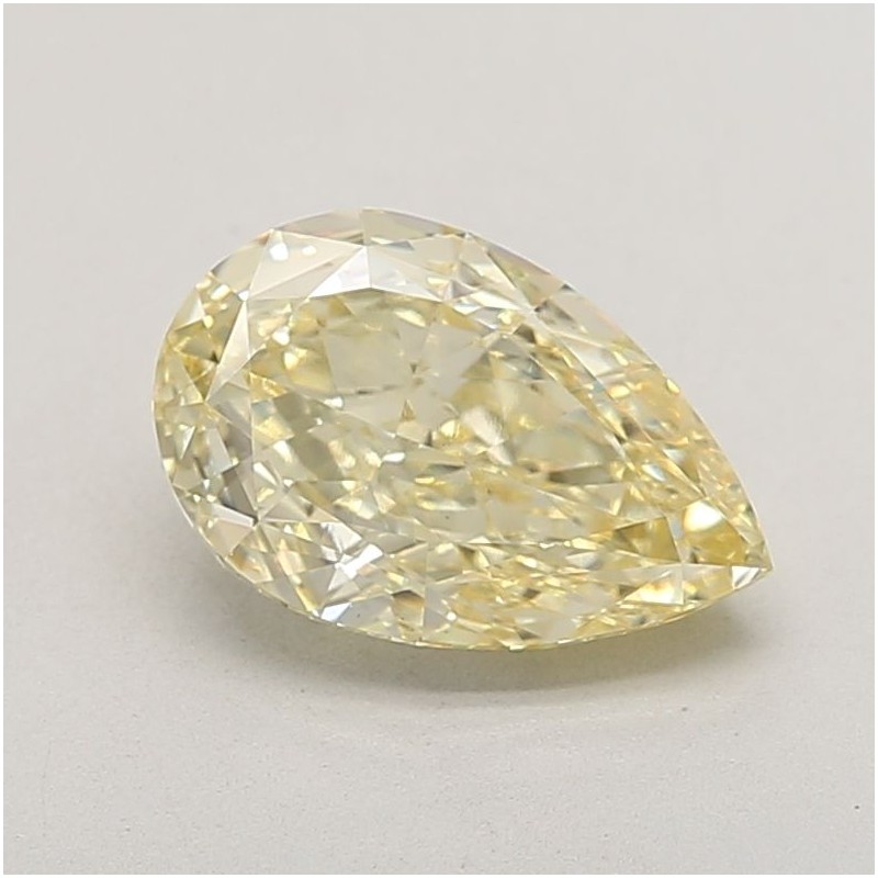 Diament laboratoryjny o barwie fantazyjnej szlif gruszkowy, 2.1ct, VVS2, Fancy Intense Yellow, IGI LG632499687