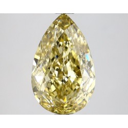 Diament laboratoryjny o barwie fantazyjnej szlif gruszkowy, 2.13ct, VVS2, Fancy Intense Yellow, IGI LG669434771
