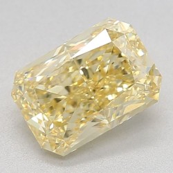 Diament laboratoryjny o barwie fantazyjnej radiant, 1.38ct, VVS2, Fancy Intense Yellow, IGI LG631417082