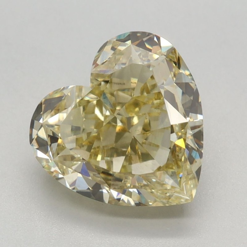 Diament laboratoryjny o barwie fantazyjnej serce, 2.81ct, VVS2, Fancy Yellow, IGI LG677522406 Diament laboratoryjny o barwie fantazyjnej serce, 2.81ct, VVS2, Fancy Yellow, IGI LG677522406
