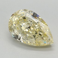 Diament laboratoryjny o barwie fantazyjnej szlif gruszkowy, 2.1ct, VVS2, Fancy Intense Yellow, IGI LG670442511