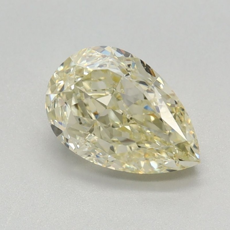 Diament laboratoryjny o barwie fantazyjnej szlif gruszkowy, 1.15ct, VVS2, Fancy Light Yellow, IGI LG674552640