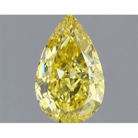 Diament laboratoryjny o barwie fantazyjnej szlif gruszkowy, 1.16ct, VVS2, Fancy Vivid Yellow, IGI LG723502101