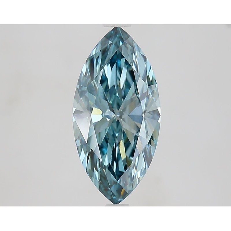 Diament laboratoryjny o barwie fantazyjnej markiza, 2.15ct, VVS1, Fancy Vivid Blue, IGI LG697506791