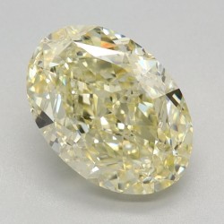 Diament laboratoryjny o barwie fantazyjnej szlif owalny, 2.07ct, VVS2, Fancy Intense Yellow, IGI LG657420244