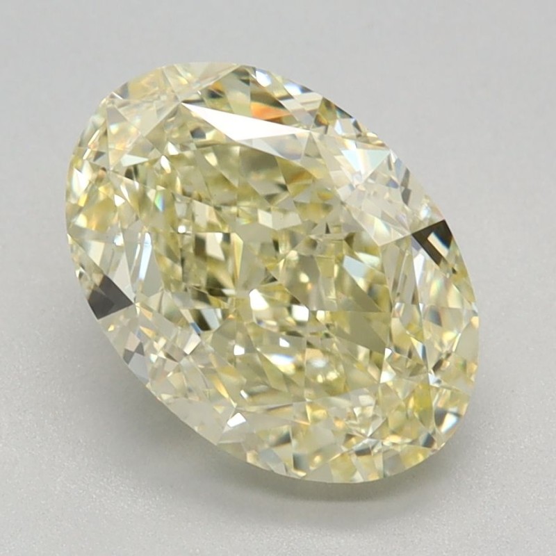 Diament laboratoryjny o barwie fantazyjnej szlif owalny, 2.07ct, VVS2, Fancy Intense Yellow, IGI LG657420244