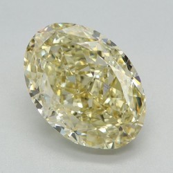 Diament laboratoryjny o barwie fantazyjnej szlif owalny, 2.15ct, VVS2, Fancy Intense Yellow, IGI LG655413330