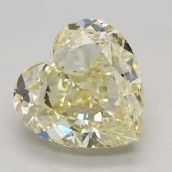 Diament laboratoryjny o barwie fantazyjnej serce, 2.81ct, VVS2, Fancy Intense Yellow, IGI LG655445021