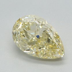 Diament laboratoryjny o barwie fantazyjnej szlif gruszkowy, 2.29ct, VVS2, Fancy Intense Yellow, IGI LG655444999