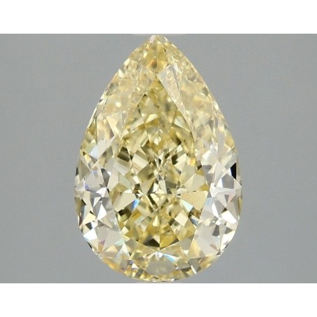 Diament laboratoryjny o barwie fantazyjnej szlif gruszkowy, 2.04ct, VVS2, Fancy Intense Yellow, IGI LG678527645