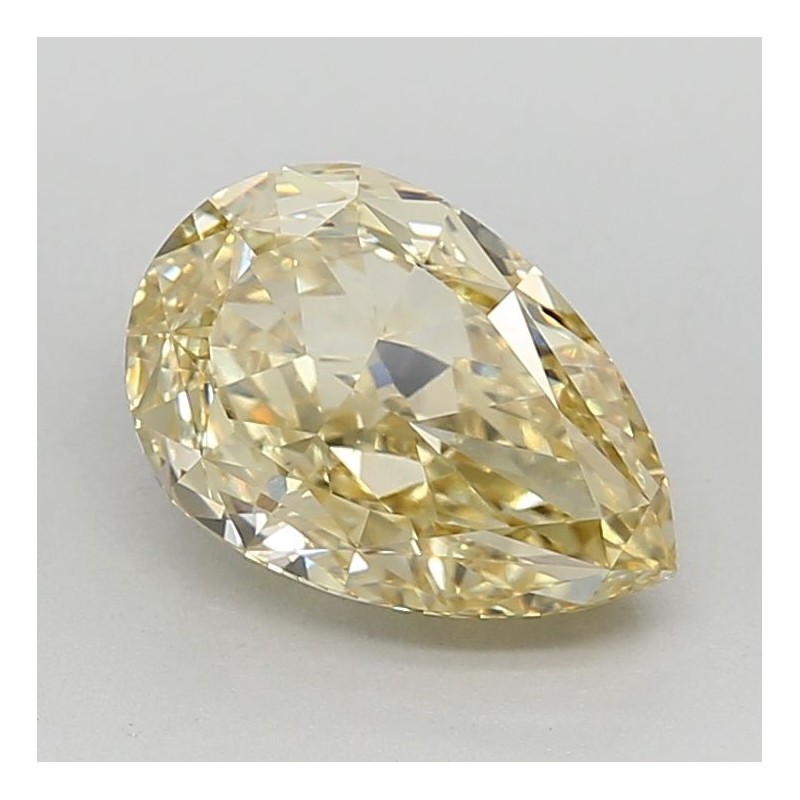Diament laboratoryjny o barwie fantazyjnej szlif gruszkowy, 2.33ct, VVS2, Fancy Intense Yellow, IGI LG632499691