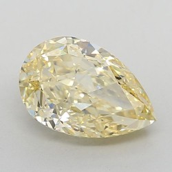Diament laboratoryjny o barwie fantazyjnej szlif gruszkowy, 2.28ct, VVS2, Fancy Intense Yellow, IGI LG632405491