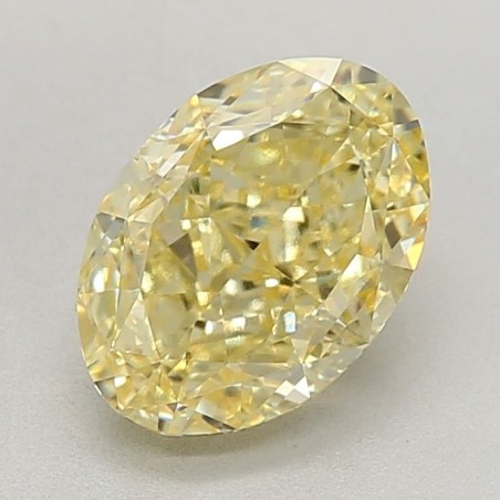 Diament laboratoryjny o barwie fantazyjnej szlif owalny, 2.77ct, VVS2, Fancy Intense Yellow, IGI LG633474048