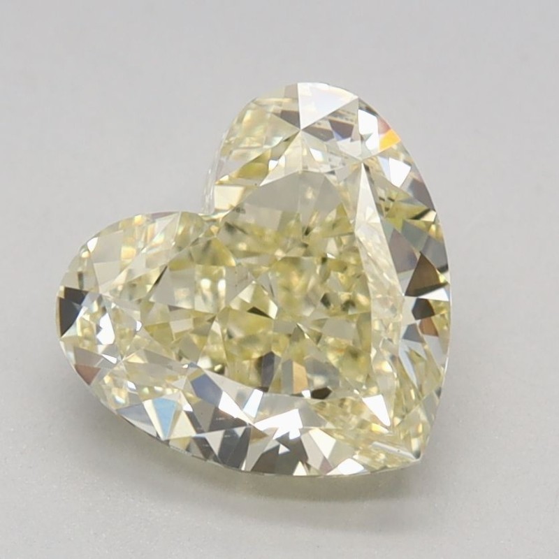 Diament laboratoryjny o barwie fantazyjnej serce, 1.65ct, VVS2, Fancy Yellow, IGI LG687508065