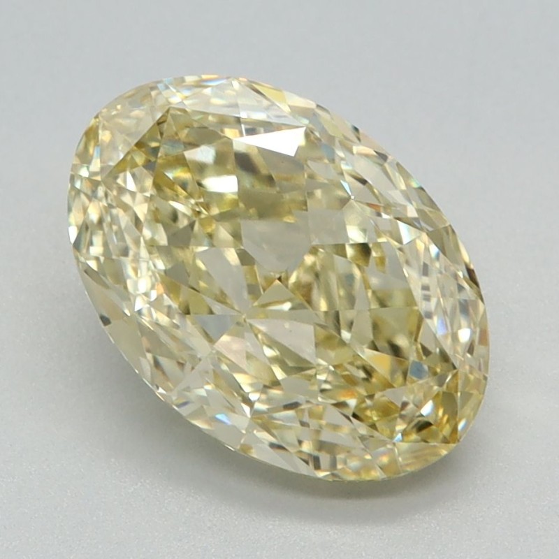 Diament laboratoryjny o barwie fantazyjnej szlif owalny, 2.13ct, VVS2, Fancy Intense Yellow, IGI LG655413334