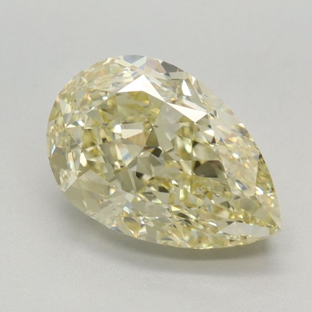 Diament laboratoryjny o barwie fantazyjnej szlif gruszkowy, 2.61ct, VVS2, Fancy Intense Yellow, IGI LG660474881