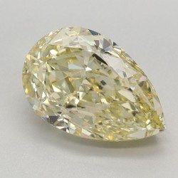 Diament laboratoryjny o barwie fantazyjnej szlif gruszkowy, 2.16ct, VVS2, Fancy Intense Yellow, IGI LG668448401