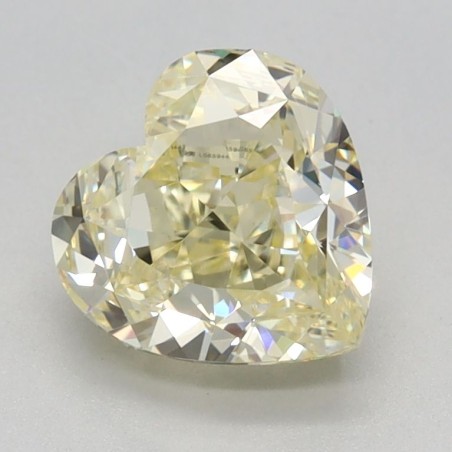Diament laboratoryjny o barwie fantazyjnej serce, 1.49ct, VVS2, Fancy Light Yellow, IGI LG659442646