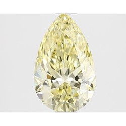 Diament laboratoryjny o barwie fantazyjnej szlif gruszkowy, 1.12ct, VVS2, Fancy Yellow, IGI LG627419963