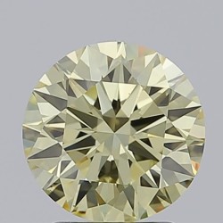 Diament laboratoryjny o barwie fantazyjnej szlif okrągły, 2.02ct, IF, Fancy Yellow, IGI LG692534146