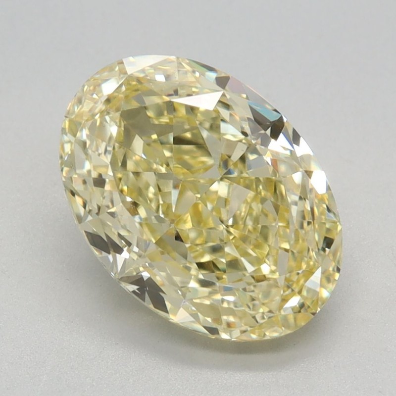 Diament laboratoryjny o barwie fantazyjnej szlif owalny, 2.51ct, VVS2, Fancy Intense Yellow, IGI LG719563390