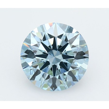 Diament laboratoryjny o barwie fantazyjnej szlif okrągły, 2.54ct, VVS2, Fancy Vivid Blue, IGI LG715570684