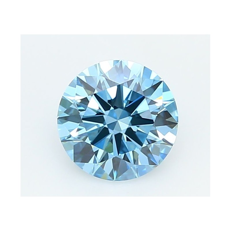 Diament laboratoryjny o barwie fantazyjnej szlif okrągły, 1.03ct, VVS2, Fancy Vivid Blue, IGI LG715588423