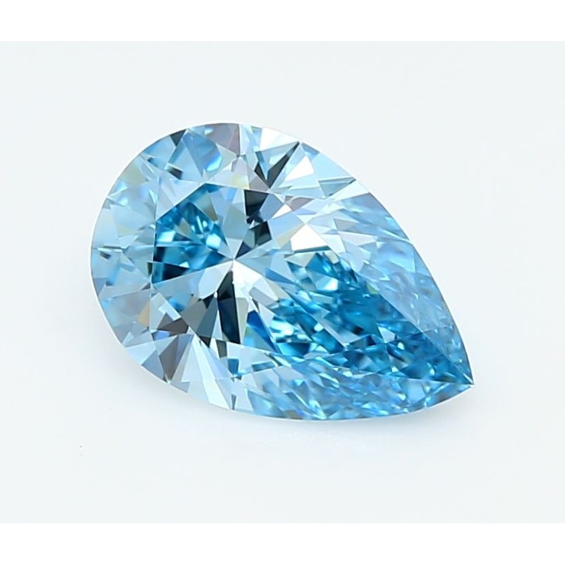 Diament laboratoryjny o barwie fantazyjnej szlif gruszkowy, 1.3ct, VVS1, Fancy Vivid Blue, IGI LG715588422