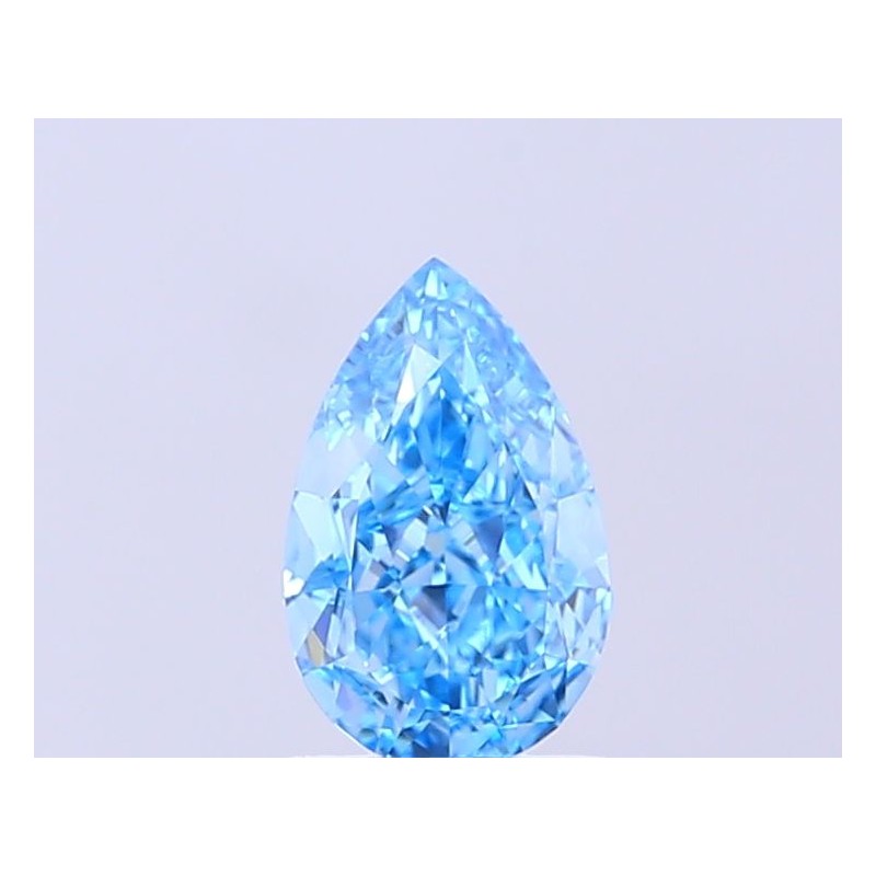 Diament laboratoryjny o barwie fantazyjnej szlif gruszkowy, 1.04ct, VVS1, Fancy Vivid Blue, IGI LG720583083