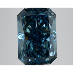 Diament laboratoryjny o barwie fantazyjnej radiant, 2.97ct, VVS2, Fancy Vivid Blue, IGI LG662488621