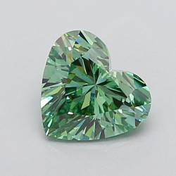 Diament laboratoryjny o barwie fantazyjnej serce, 1.81ct, VVS2, Fancy Vivid Green, IGI LG731567044