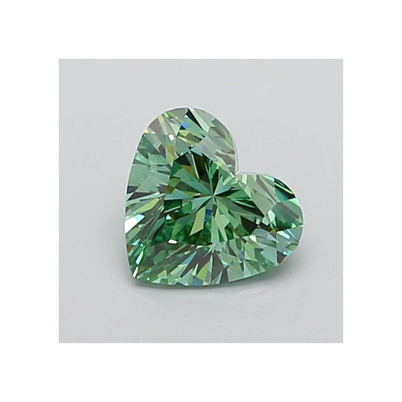 Diament laboratoryjny o barwie fantazyjnej serce, 1.81ct, VVS2, Fancy Vivid Green, IGI LG731567044