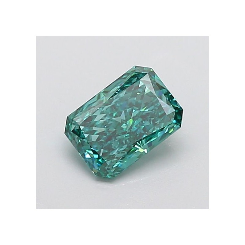 Diament laboratoryjny o barwie fantazyjnej radiant, 1.56ct, VVS2, Fancy Vivid Green, IGI LG731567047