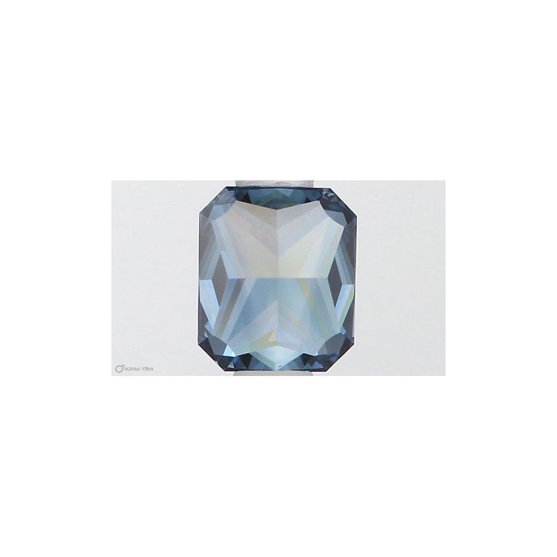 Diament laboratoryjny o barwie fantazyjnej radiant, 0.58ct, VVS1, Fancy Vivid Blue, IGI LG528229703