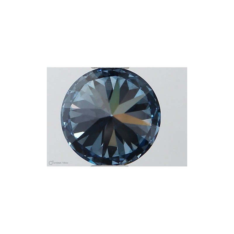 Diament laboratoryjny o barwie fantazyjnej szlif okrągły, 0.75ct, IF, Fancy Intense Blue, IGI LG530289111