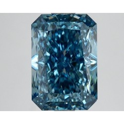 Diament laboratoryjny o barwie fantazyjnej radiant, 2.56ct, VVS2, Fancy Vivid Blue, IGI LG654418468