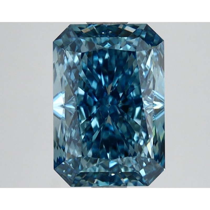 Diament laboratoryjny o barwie fantazyjnej radiant, 2.56ct, VVS2, Fancy Vivid Blue, IGI LG654418468