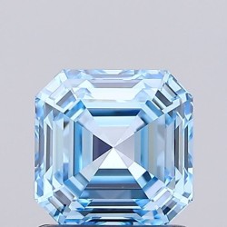 Diament laboratoryjny o barwie fantazyjnej Asscher, 1.02ct, VVS2, Fancy Vivid Blue, IGI LG739559302
