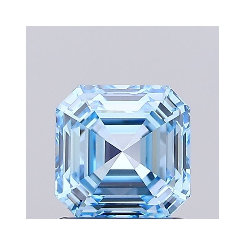 Diament laboratoryjny o barwie fantazyjnej Asscher, 1.02ct, VVS2, Fancy Vivid Blue, IGI LG739559302