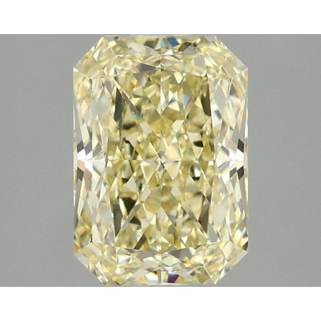 Diament laboratoryjny o barwie fantazyjnej radiant, 2.1ct, VVS2, Fancy Intense Yellow, IGI LG674503502