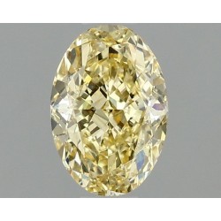 Diament laboratoryjny o barwie fantazyjnej szlif owalny, 1.1ct, VVS2, Fancy Vivid Yellow, IGI LG671440459