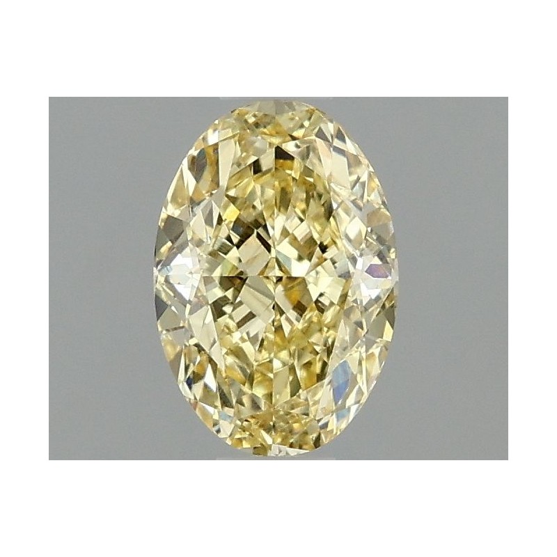 Diament laboratoryjny o barwie fantazyjnej szlif owalny, 1.1ct, VVS2, Fancy Vivid Yellow, IGI LG671440459
