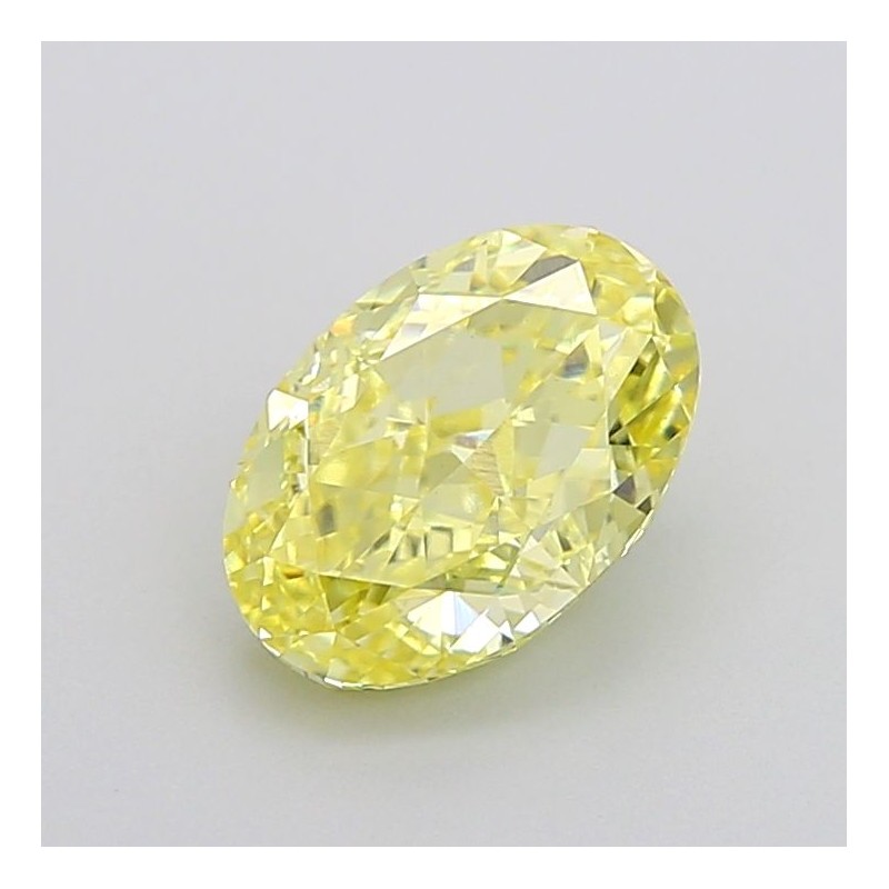 Diament laboratoryjny o barwie fantazyjnej szlif owalny, 2.05ct, VVS2, Fancy Intense Yellow, IGI LG734511706