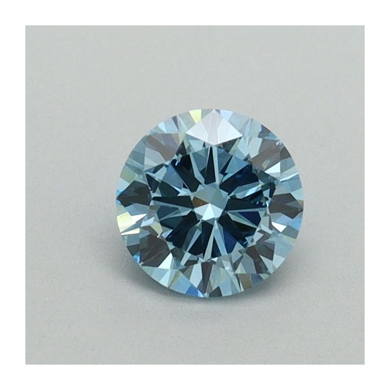 Diament laboratoryjny o barwie fantazyjnej szlif okrągły, 0.5ct, VVS2, Fancy Vivid Blue, IGI LG646454020