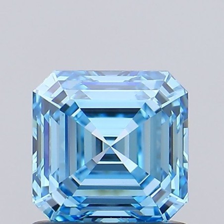 Diament laboratoryjny o barwie fantazyjnej Asscher, 1.01ct, VVS2, Fancy Vivid Blue, IGI LG700578936