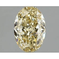 Diament laboratoryjny o barwie fantazyjnej szlif owalny, 1.1ct, VVS2, Fancy Yellow, IGI LG678596690
